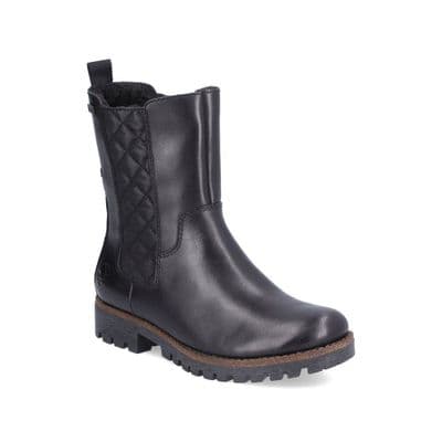 Rieker 78580-00 Women's Mid Length Boot - Black