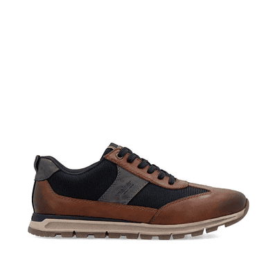 Rieker B0507-24 Men's Leather Trainer - Brown