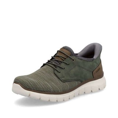 Rieker B6658-52 Men's Ready2Go Slip On Trainer Shoe - Green