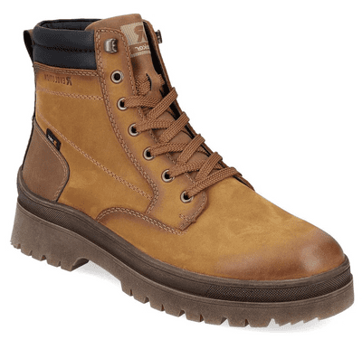 Rieker Evolution U0272-68 Men's Leather Lace-Up Boots - Yellow