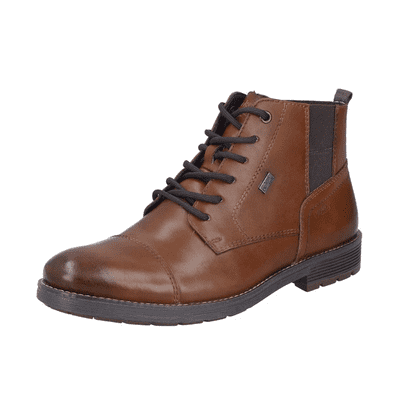 Rieker F4512-24 Men's Boot with Side-Zip - Brown