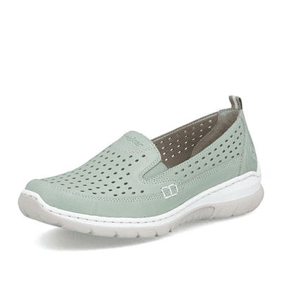 Rieker L32F4-52 Women's Slip-On Shoe - Green