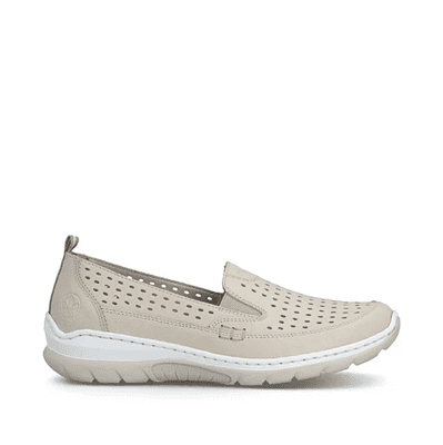Rieker L32F4-60 Women's Slip-On Shoe - Beige