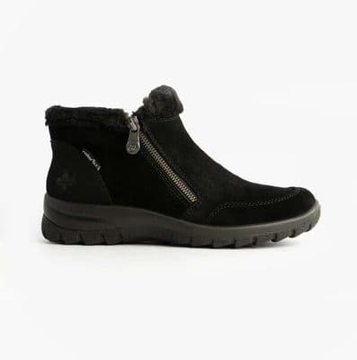 Rieker L7188-00 Women's Ankle Boot - Black