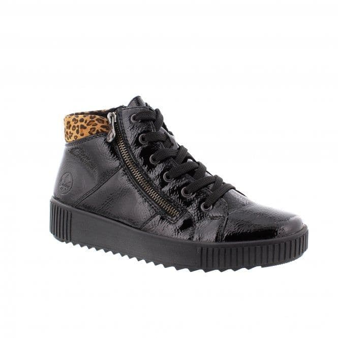 Rieker M6434-01 Women s Ankle Boots - Black Combi