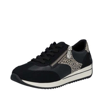 Rieker N1210-00 Women's Casual Trainer - Black