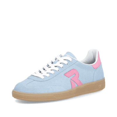 Rieker W2200-10 Women's Lace-Up Shoe - Blue