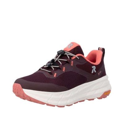 Rieker W4502-30 Women's Trekking Shoe - Red/Burgundy