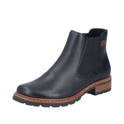 Rieker Z9354-00 Women's Ankle Boot - Black