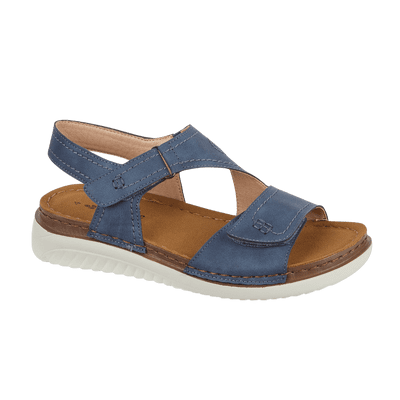 Shoe Tree Crocus Women's Touch and Close Sandal - Navy