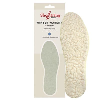 ShoeString Winter Warmth Cut To Size Fleece Insoles