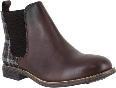 Silver Street London Jenny Women's Smooth Leather Chelsea Boot - Brown