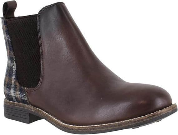 Silver Street London Jenny Women's Smooth Leather Chelsea Boot - Brown