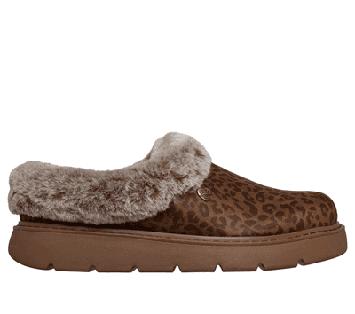 Skechers: BOBS Keepsakes - Lite Cozy Blend Women's Slipper - Leopard