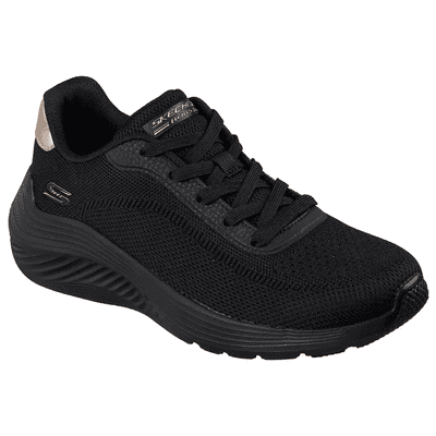 Skechers BOBS Sport: Squad Waves - Current Look Women's Trainer - Black/Black