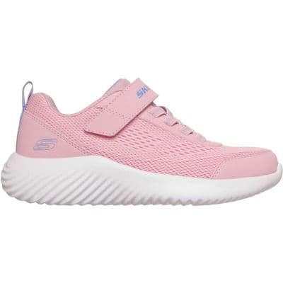 Skechers Bounder: Free And Easy Girls Trainer - Light Pink