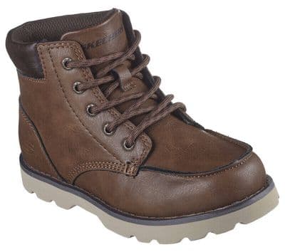 Skechers Bowland - Truxer Boys Boots - Chocolate