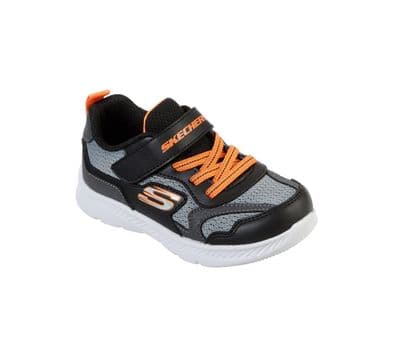 Skechers Boys Comfy Flex 2.0 Trainer - Black/Charcoal