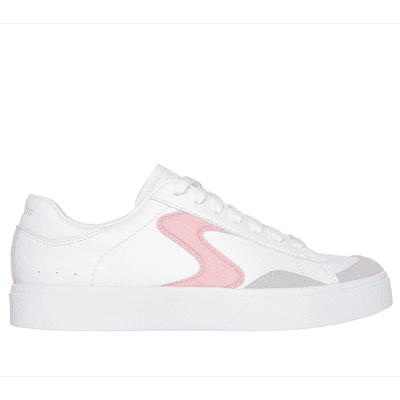 Skechers Eden LX - Slick Talk Women's Casual Trainer - White/Pink
