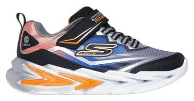 Skechers: Flex-Glow Ultra - Kids Boys Trainer - Black/Silver