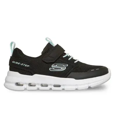 Skechers: Glide-Step Flow Kid's Trainer - Black