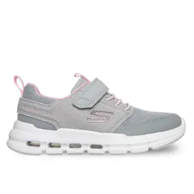 Skechers: Glide-Step Flow Kid's Trainer - Light Grey