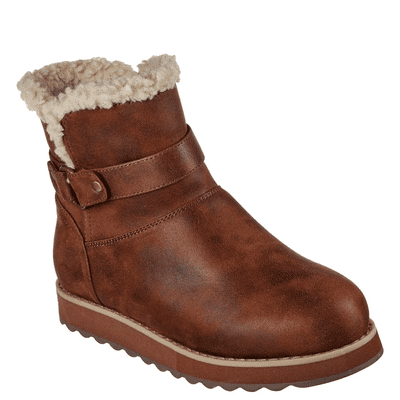 Skechers Keepsakes 2.0 Home Sweet Home Wide Fitting Women's Water Resistant Boots - Brown