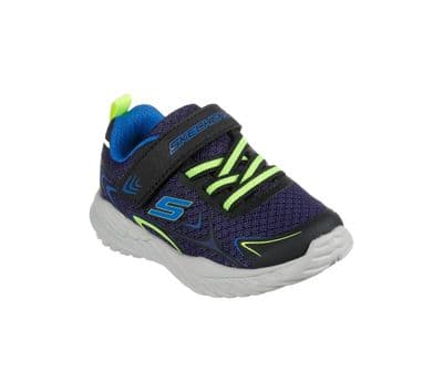 Skechers Lil Sprinter Boys Trainer - Navy/Lime
