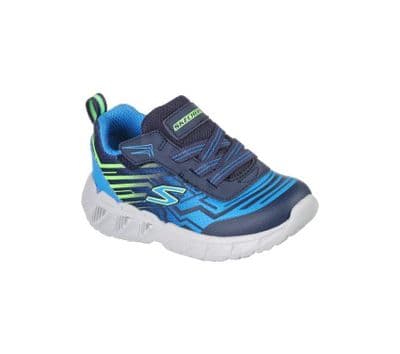 Skechers Maver Boys Light-Up Slip-On Trainer - Navy Blue