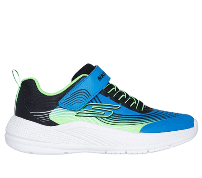 Skechers: Microspec Advance Boys Trainer - Blue/Lime