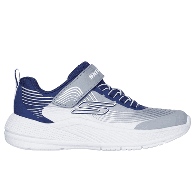 Skechers: Microspec Advance Boys Trainer - Navy/Light Grey