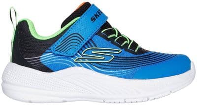 Skechers: Microspec Advance Kids Boys Trainer - Blue/Lime