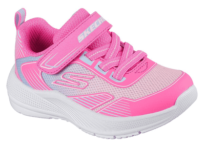 Skechers: Microspec Advance - Oasis Point Kids Trainer - Hot Pink/Multi