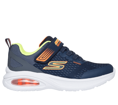 Skechers: Microspec Max Advance - Squad-Pacer Boys Trainer - Navy/Charcoal