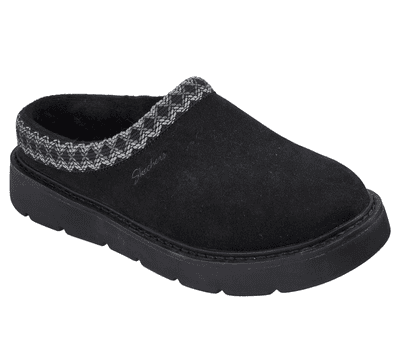 Skechers Relaxed Fit: Cozy Cascade - Women's Mule Slipper - Black/Black