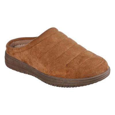 Skechers Relaxed Fit: Murette - Garvanza Men's Mule Slipper - Tan