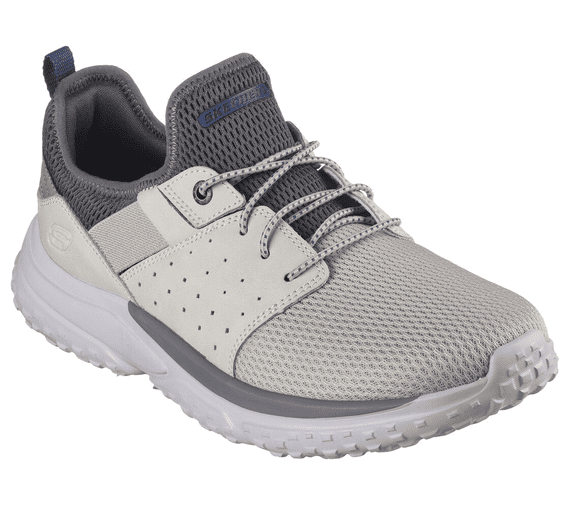 Skechers Relaxed Fit Solvano Caspian Men s Trainers Light Grey