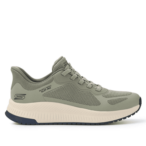 Skechers Slip-Ins: BOBS Sport Squad Chaos 4 Men's Trainer - Olive