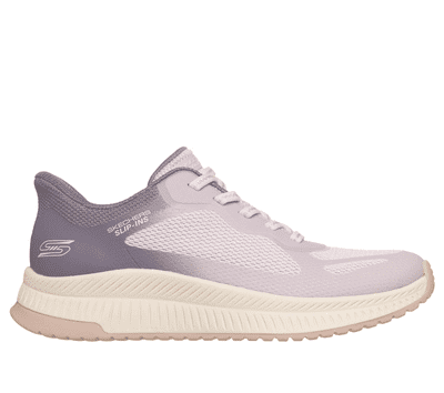 Skechers Slip-Ins: BOBS Squad 4 Women's Trainer - Staple Look - Purple Multi