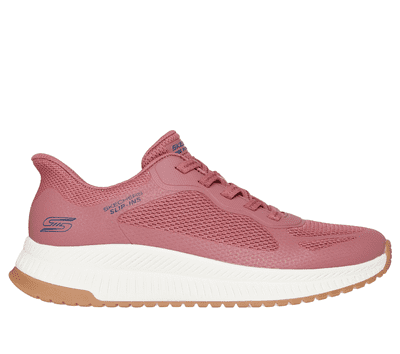 Skechers Slip-Ins: BOBS Squad 4 Women's Trainer - Staple Look - Rose