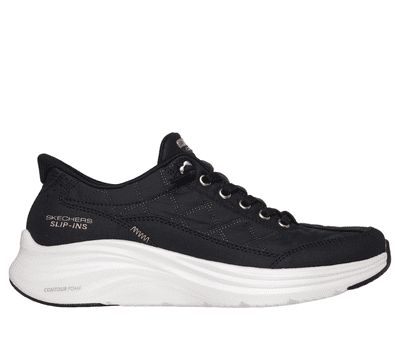 Skechers Slip-Ins: Contour Foam - Golden Hour Women's Trainer - Black/Rose Gold