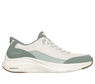 Skechers Slip-Ins: Contour Foam - Women's Casual Trainer - Cozy Fit - Sage