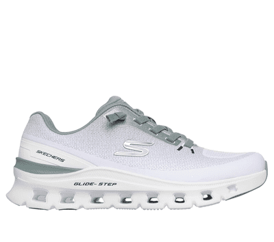 Skechers Slip-Ins: Glide-Step Pro Waverra - Men's Trainer - White/Light Blue