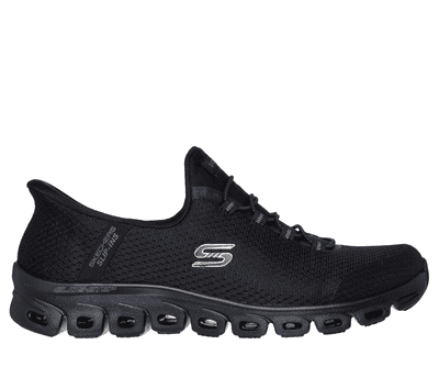 Skechers Slip-Ins: Glide-Step - Pursuit - Women's Trainer - Black/Black