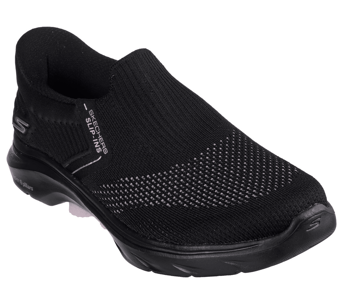 SKECHERS Hands Free Slip-ins ブラック Skechers Men's Summits Colsin Sr Hands Free Slip-Ins Work