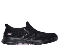 Skechers Slip-ins: GO WALK 7 Ida Hands Free Trainers - Black/Mauve