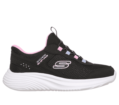 Skechers Slip-Ins Kids: Bounder Pro Girls Trainer - Black