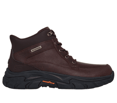 Skechers Slip-Ins: Relaxed Fit - Orson Men's Waterproof Boot - Red/Brown