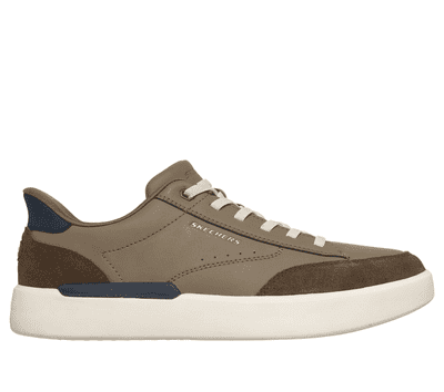 Skechers Slip-Ins Relaxed Fit: Verloma - Radical Men's Casual Shoe - Dark Taupe