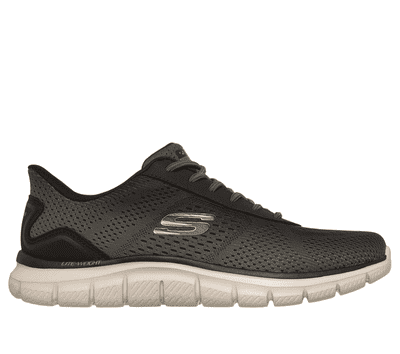 Skechers Slip-Ins: Track - Revno - Men's Trainer - Olive/Black